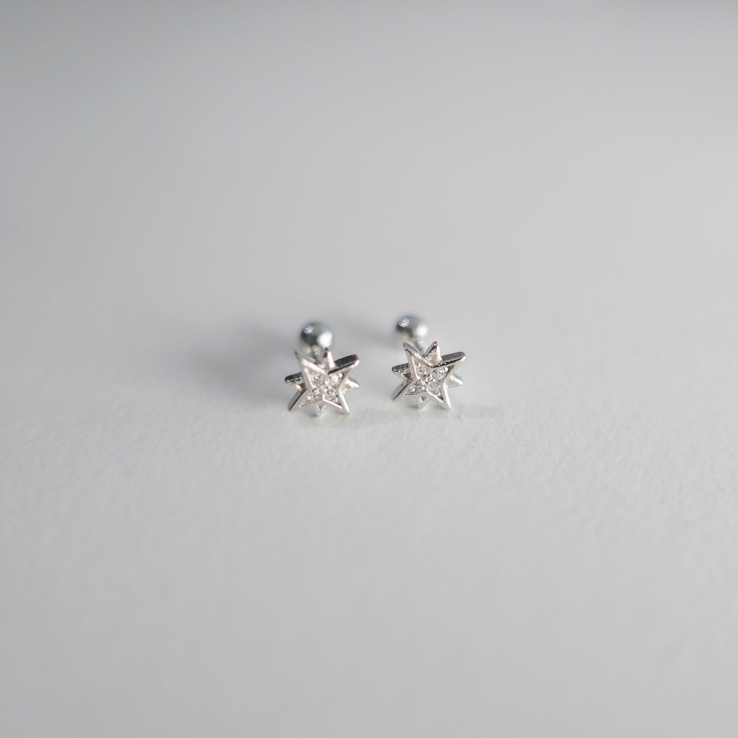 Starburst Screw Back Ear Studs