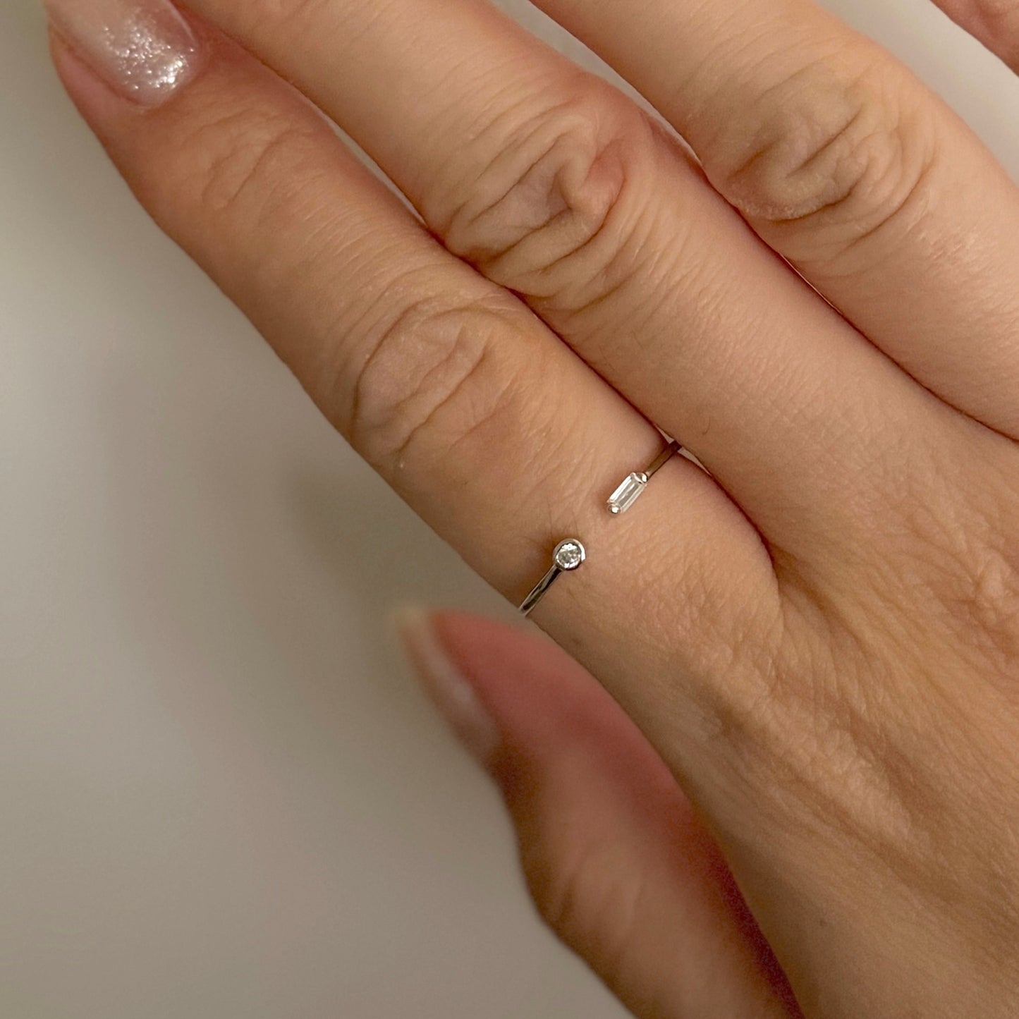 Lily Gem Adjustable Ring