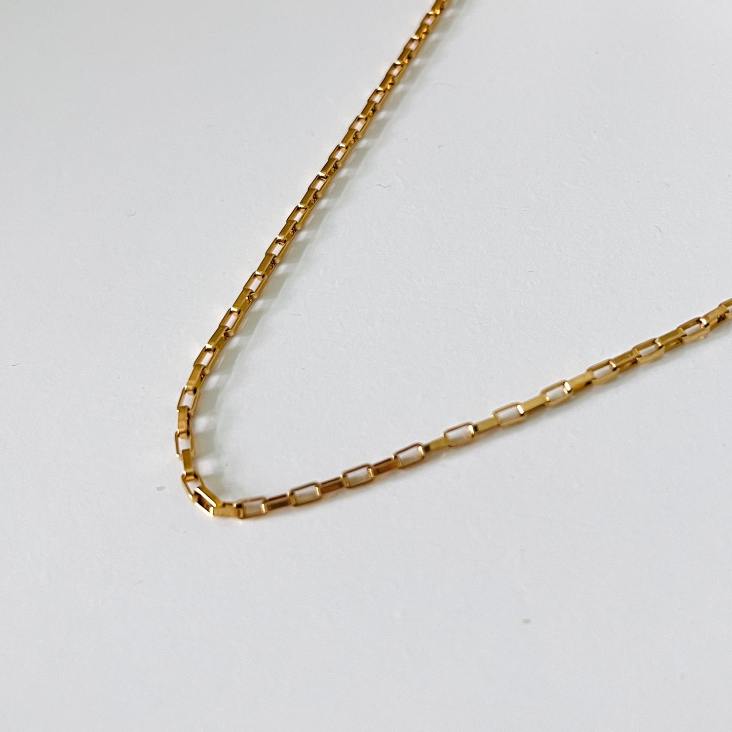 Micro Hailey Link Necklace (Gold)