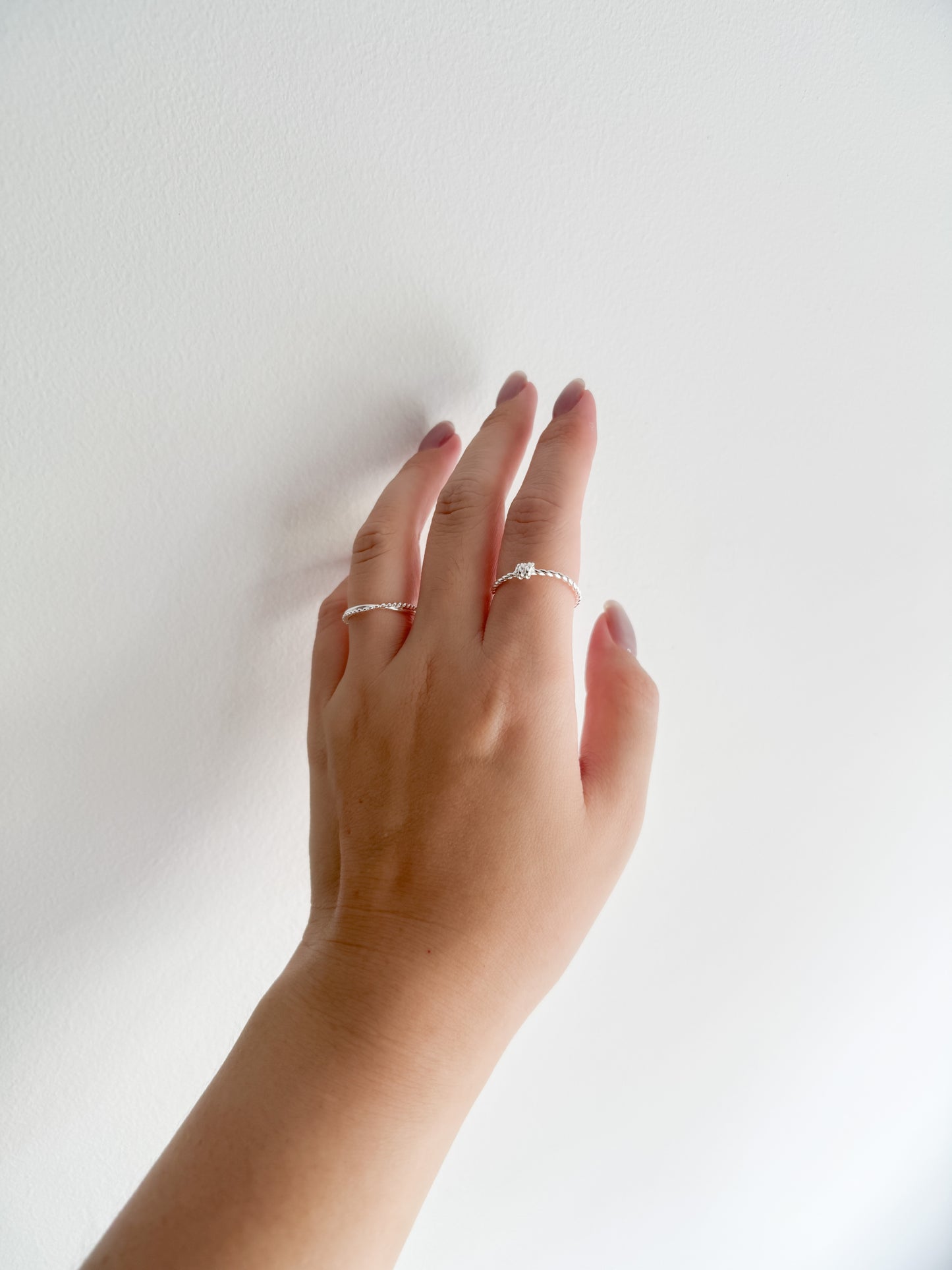 Twin Chain Adjustable Ring