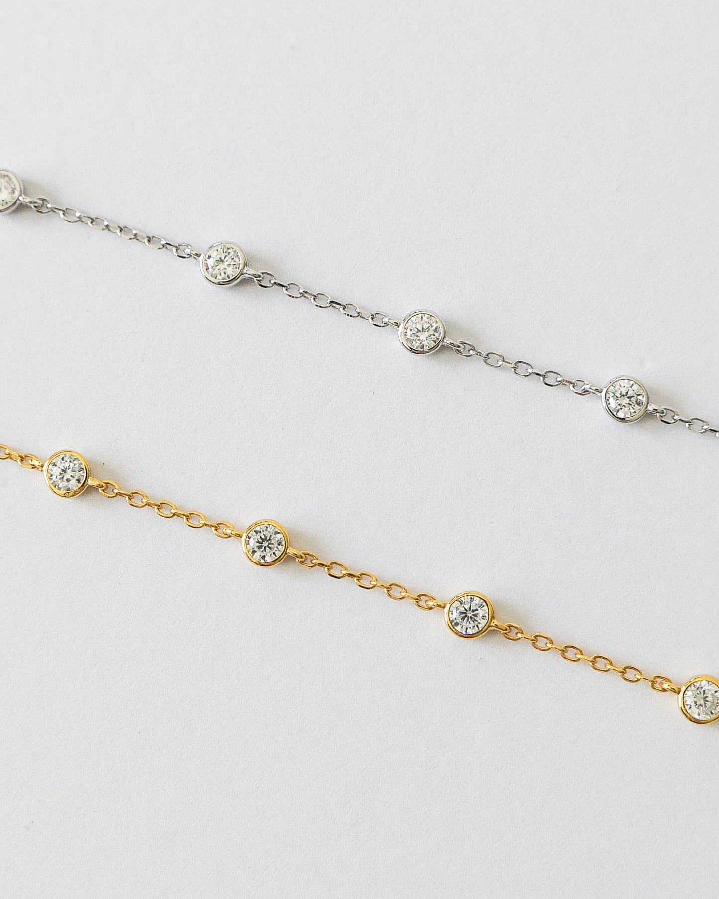 Gemma II Bracelet (Silver / Gold)