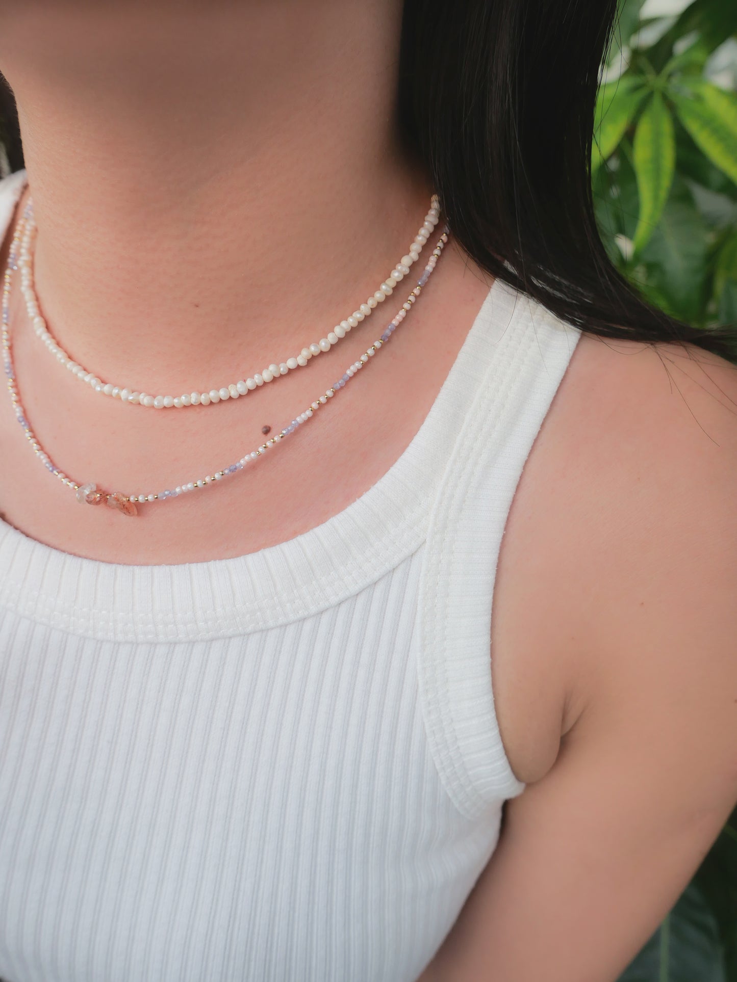 Candy Crystals Beaded Necklace
