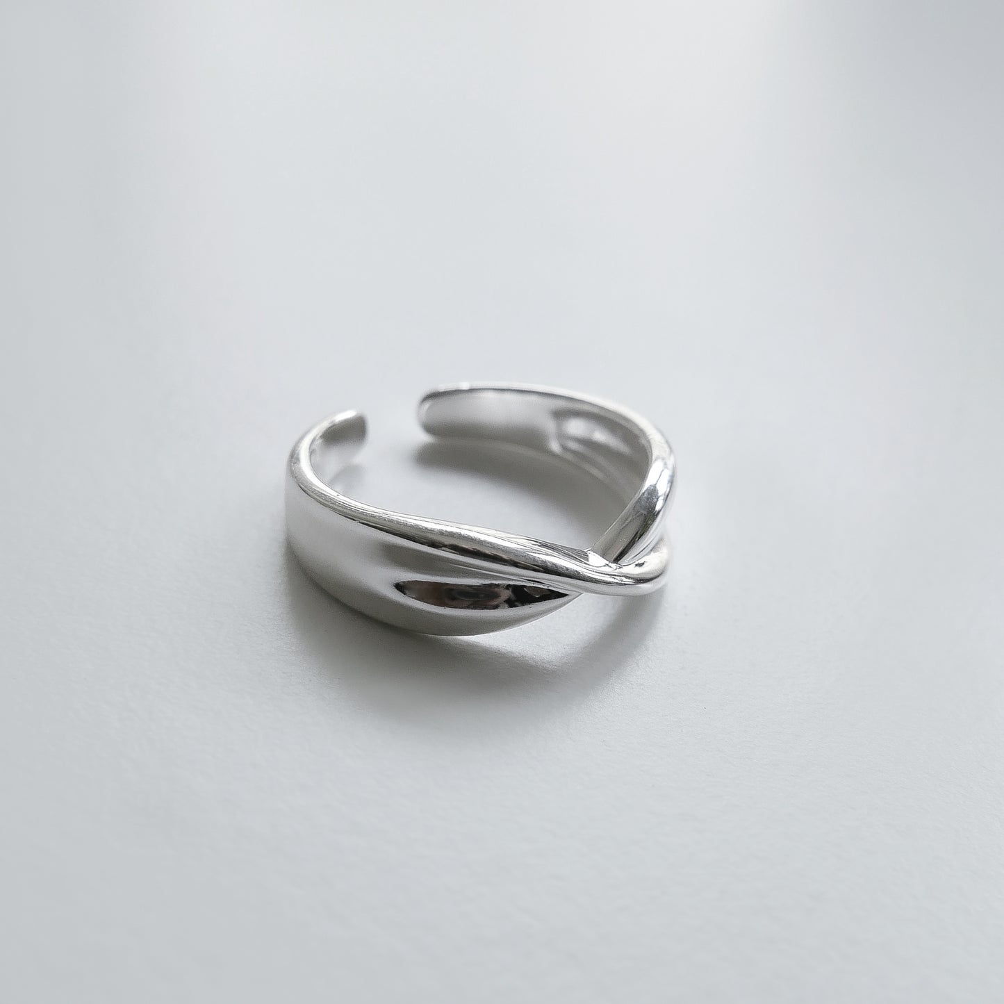 Jasmine Silver Adjustable Ring