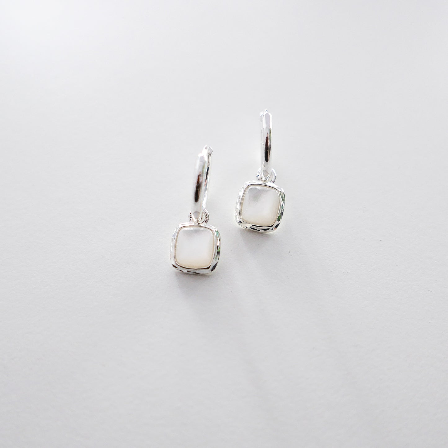 Opalite Cubico Ear Huggies