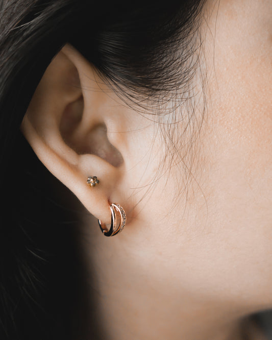 Starry Way Ear Huggies