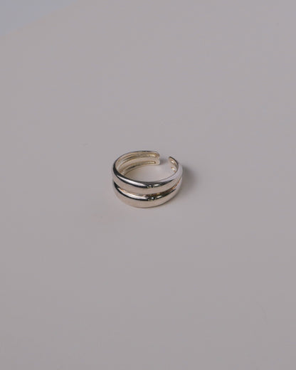 Alexandra Silver Adjustable Ring