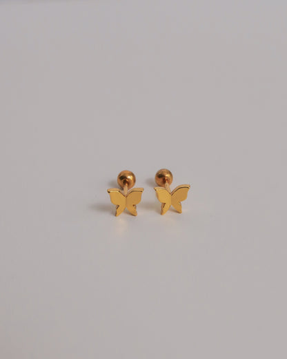 Butterfly Screw Back Ear Studs