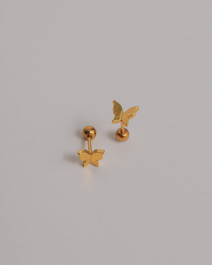 Butterfly Screw Back Ear Studs