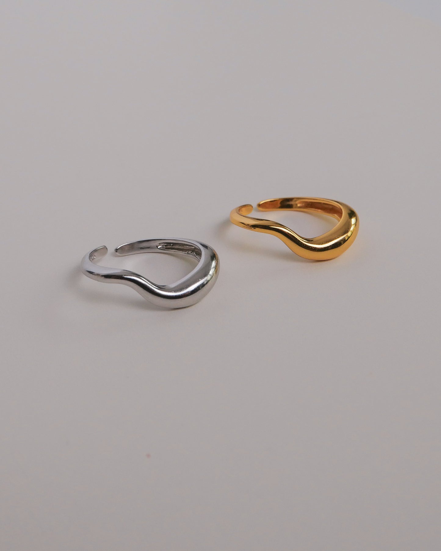 Caryn Adjustable Ring | 925 Silver / 18k Gold Plating