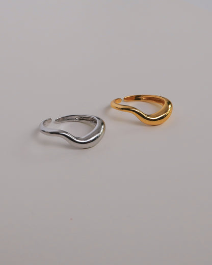 Caryn Adjustable Ring | 925 Silver / 18k Gold Plating