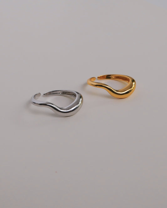 Caryn Adjustable Ring | 925 Silver / 18k Gold Plating