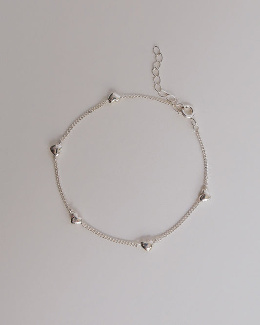 Chain of Hearts Bracelet