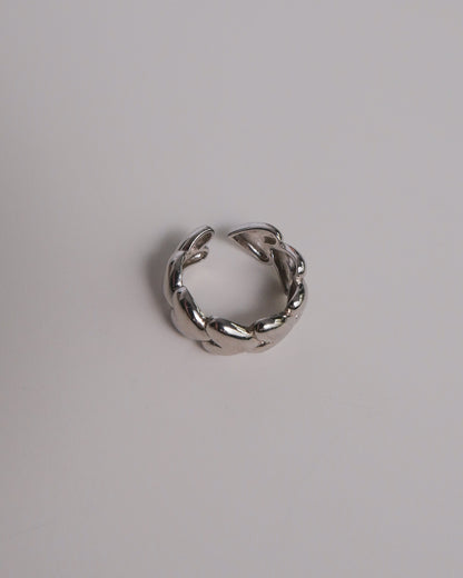 Chain of Hearts Adjustable Ring