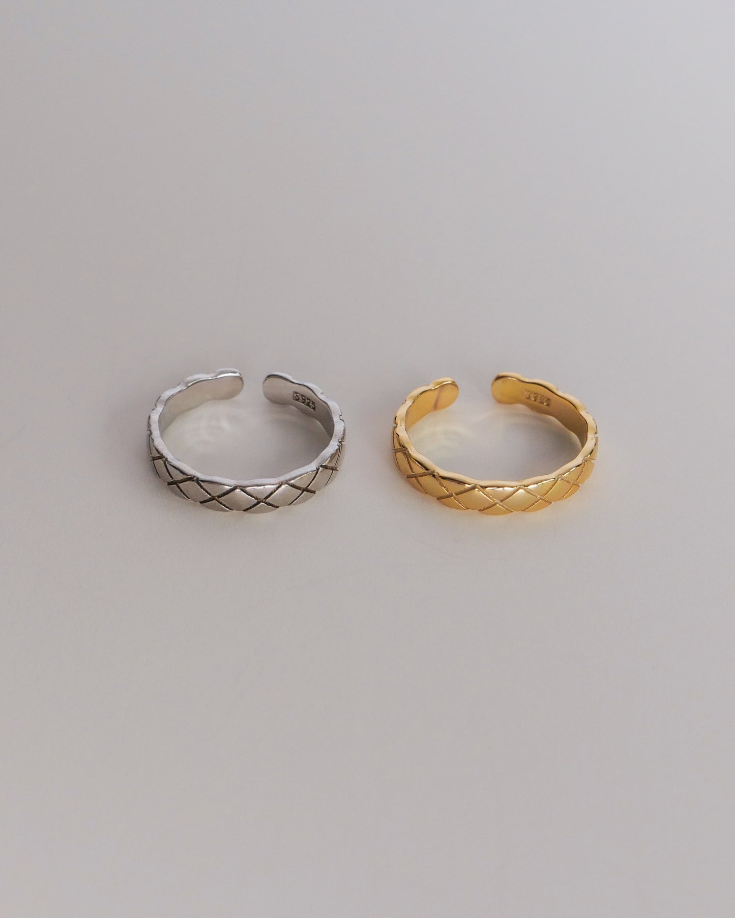 Coco Adjustable Ring (Silver / Gold)