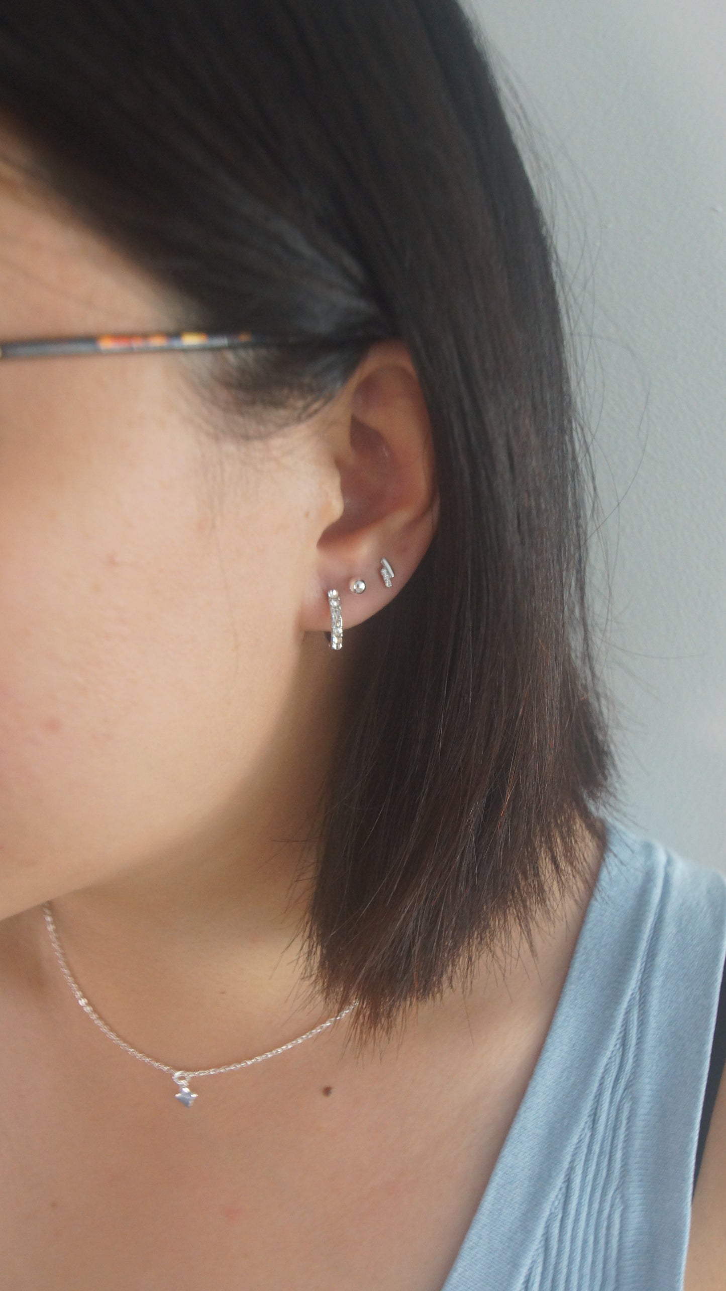 Jermaine Ear Studs | 925 Silver