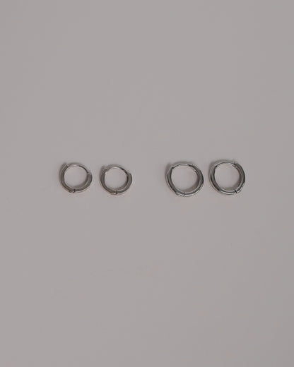 Everyday Ear Hoops (Silver)