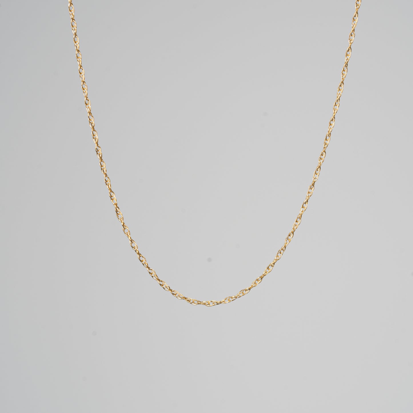 Micro Dainty Chain Necklace | Gold Filled