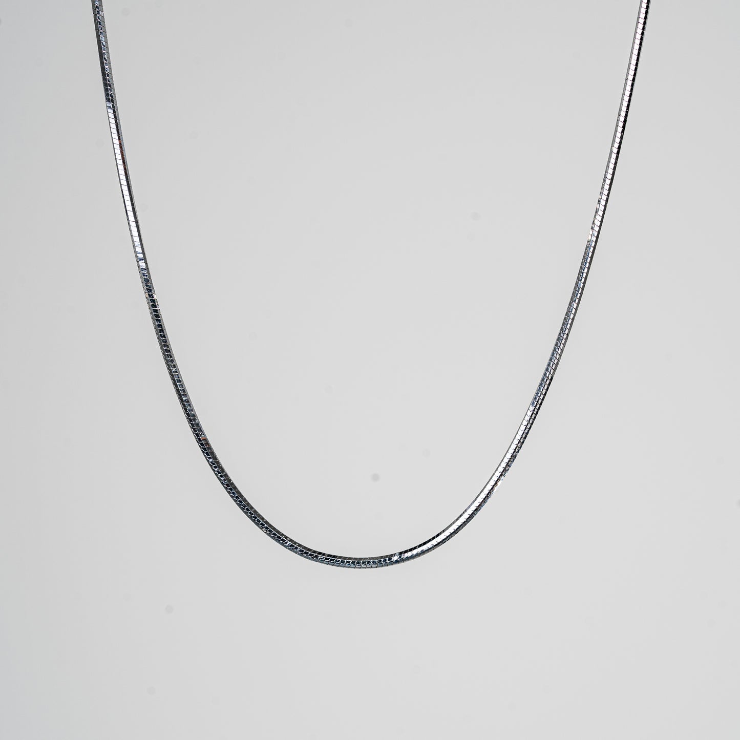 Giana Thin Snake Chain Necklace | 925 Silver