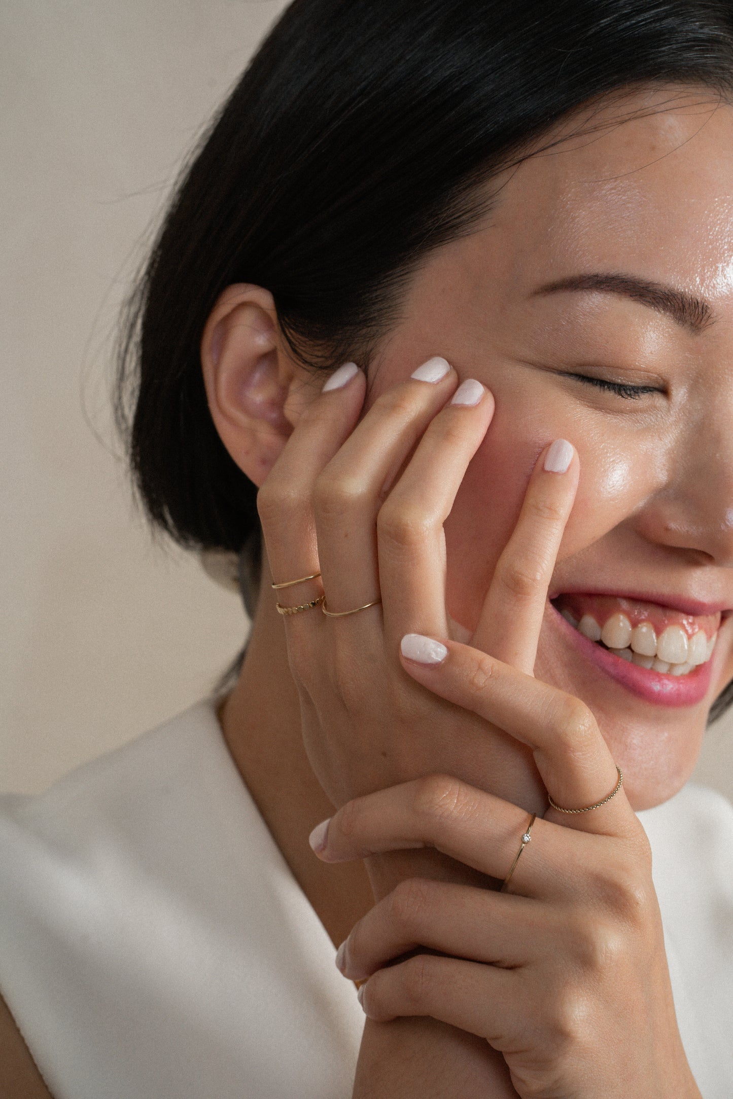 Primerose Petite Stacker Ring | Gold Filled