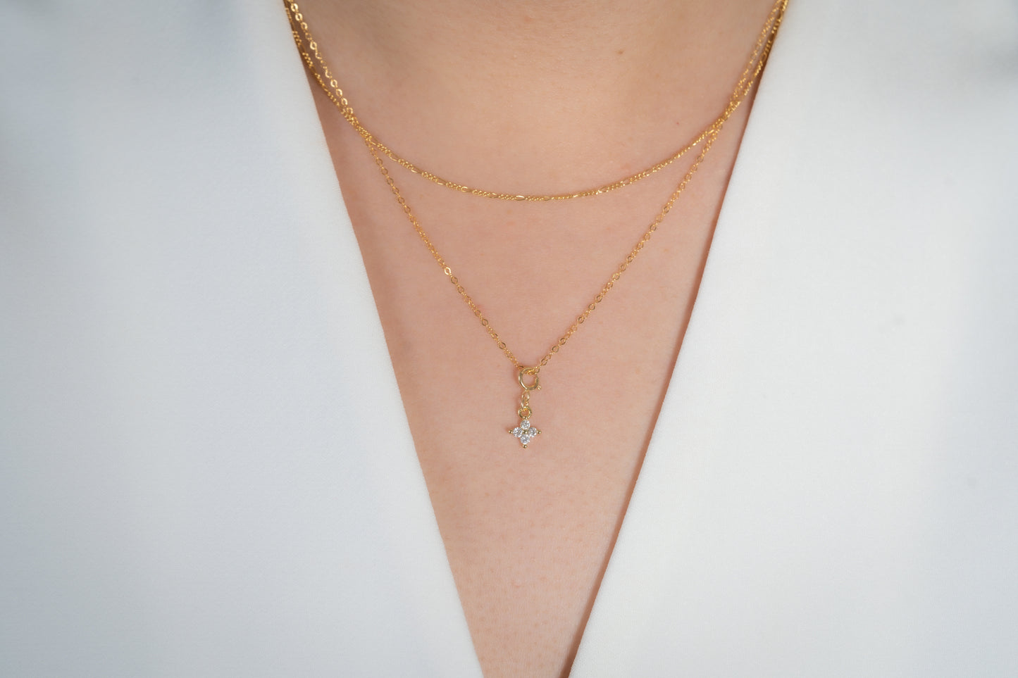 Nova Figaro Chain Necklace | Gold Filled