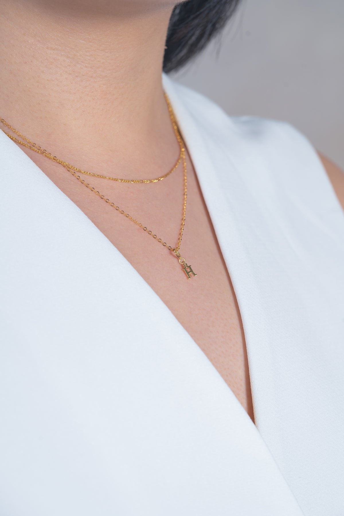 Initials Necklace | Gold