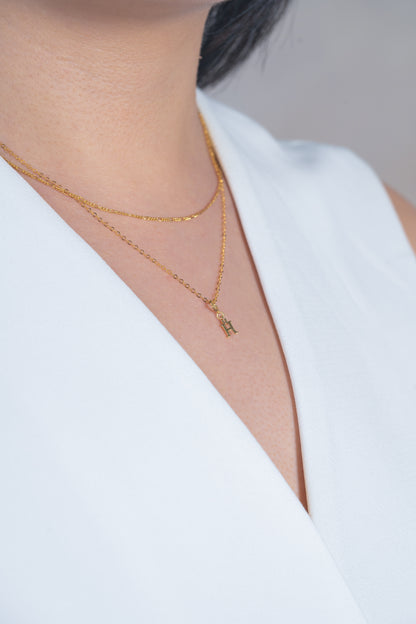 Initials Necklace | Gold