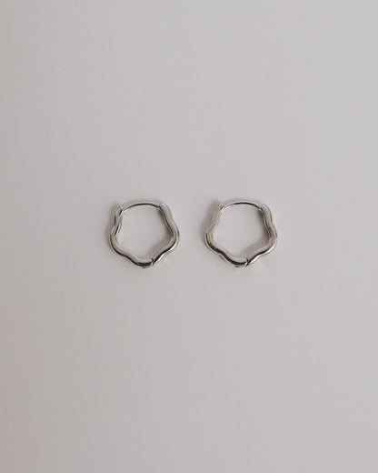Fleur Loop Ear Hoops