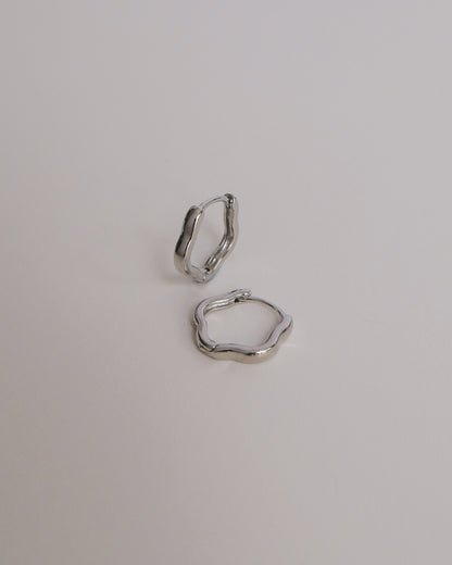 Fleur Loop Ear Hoops