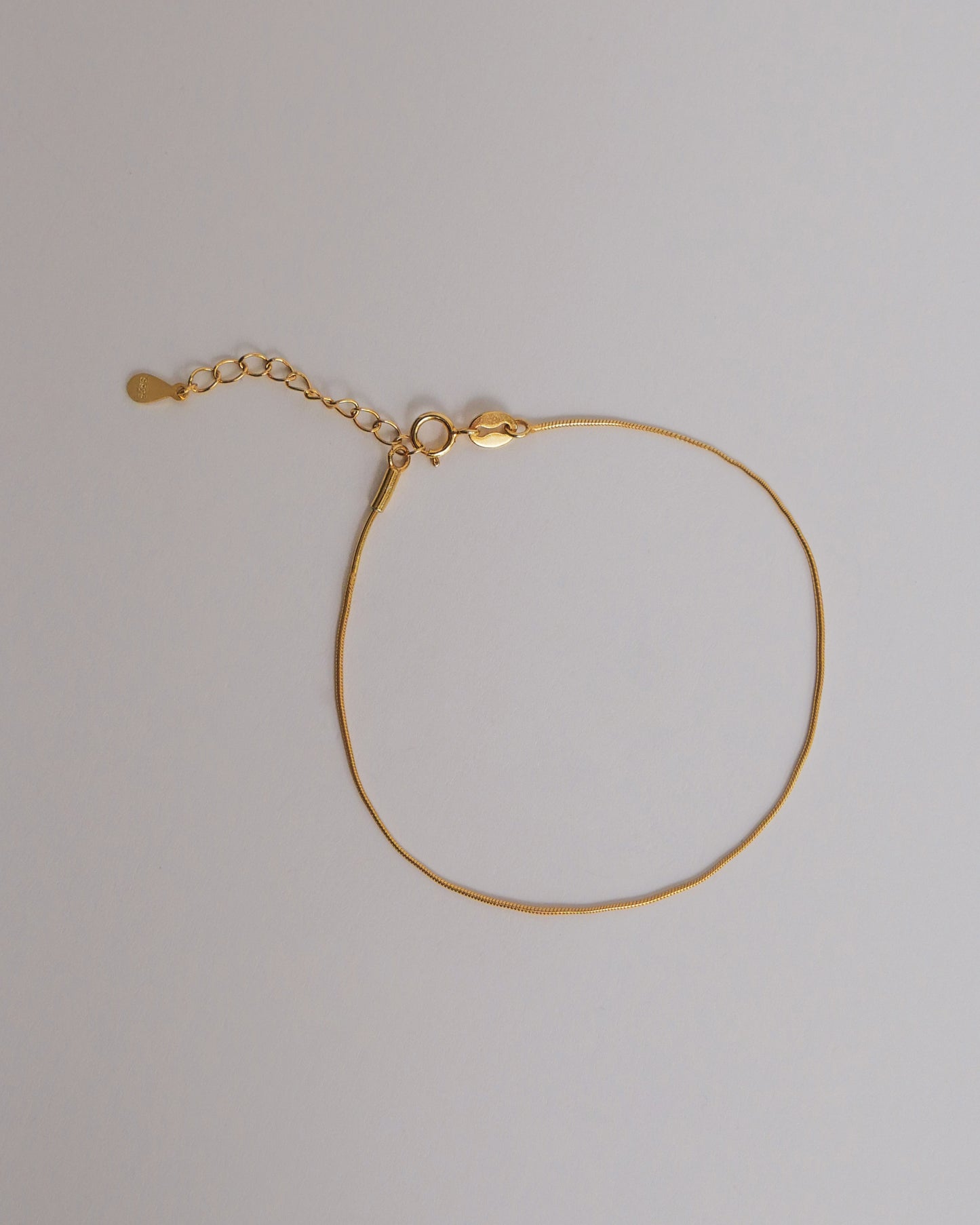 Giana Thin Snake Chain Bracelet (Gold)