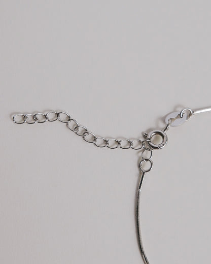 Giana Thin Snake Chain Bracelet (Silver)