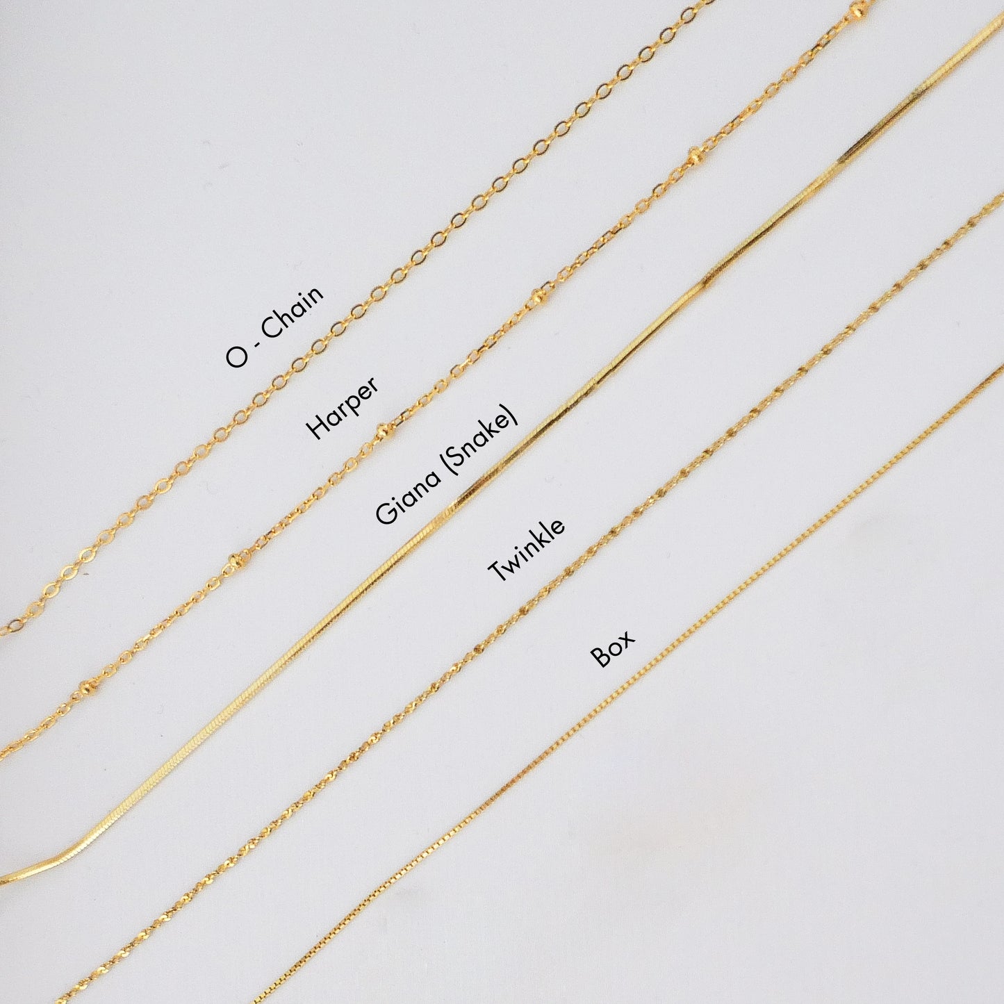 Initials Necklace | Gold