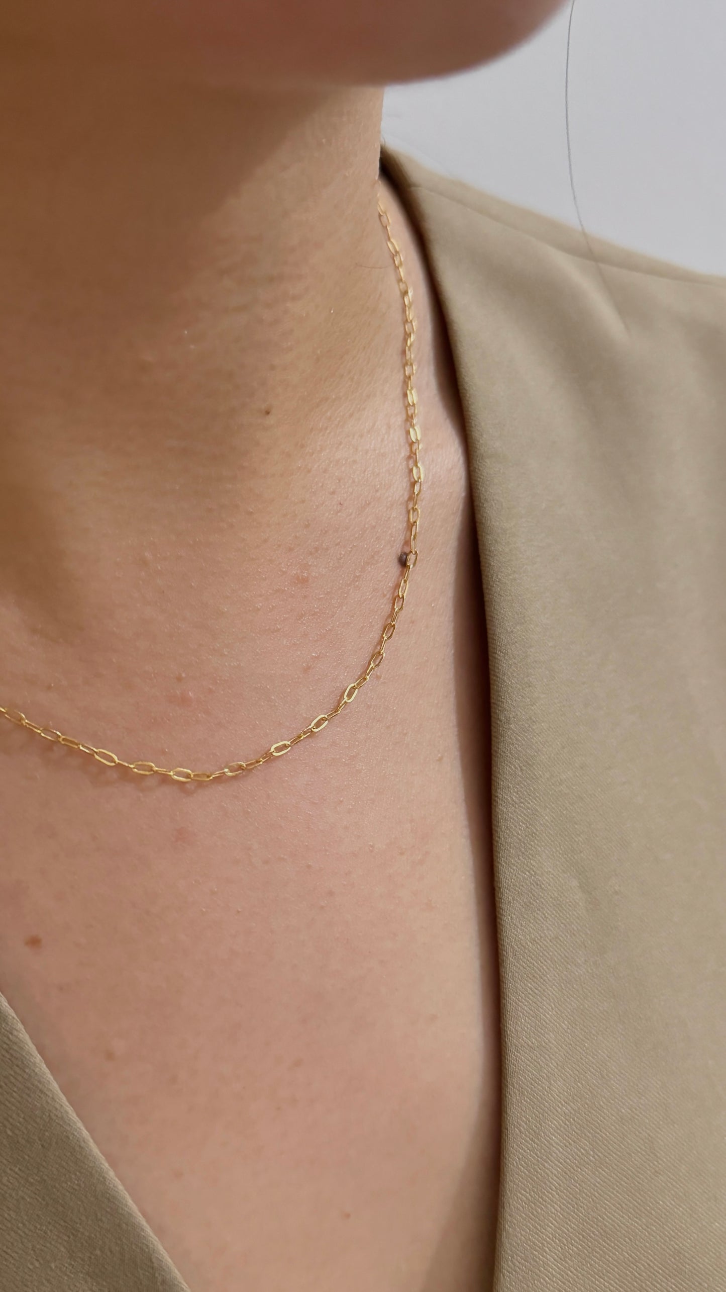 Hailey Mini Link Chain Necklace | Gold Filled