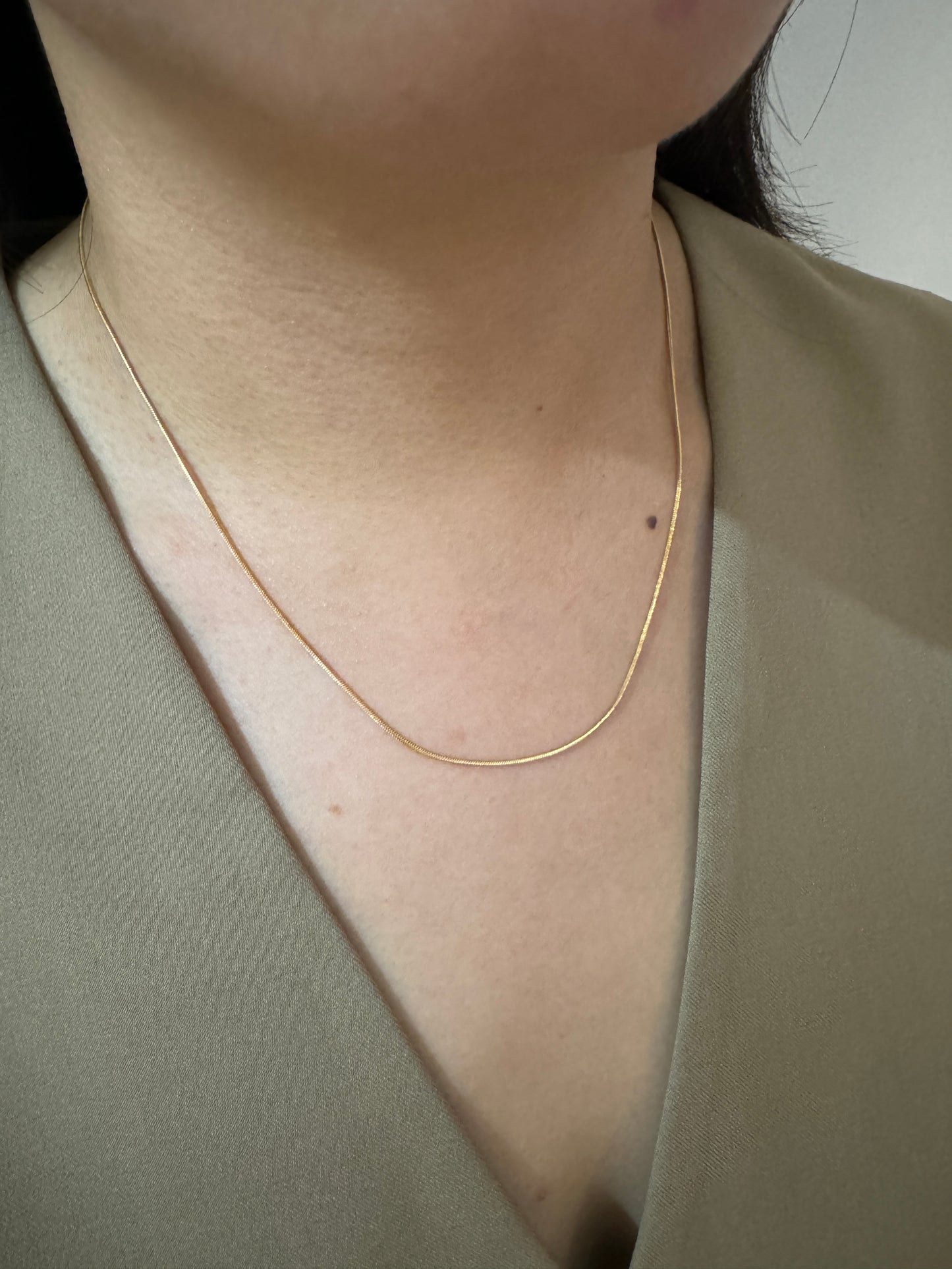 Snake Chain Necklace | Gold Filled