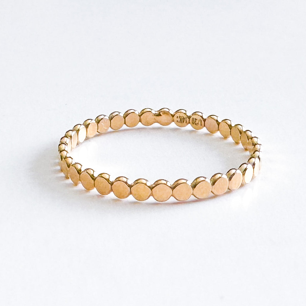 Harper Moon Stacker Ring | Gold Filled