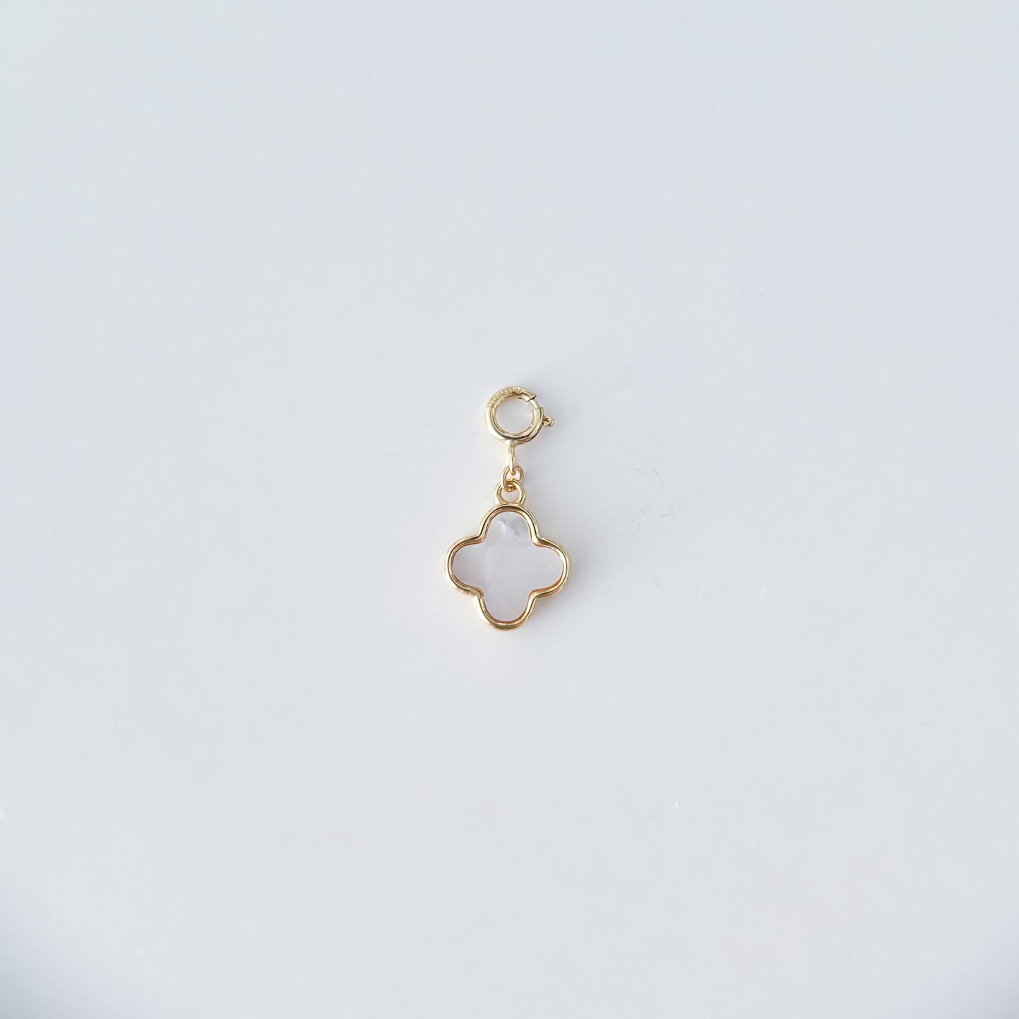 Clover Pearl Clip-On Charms | Gold Filled