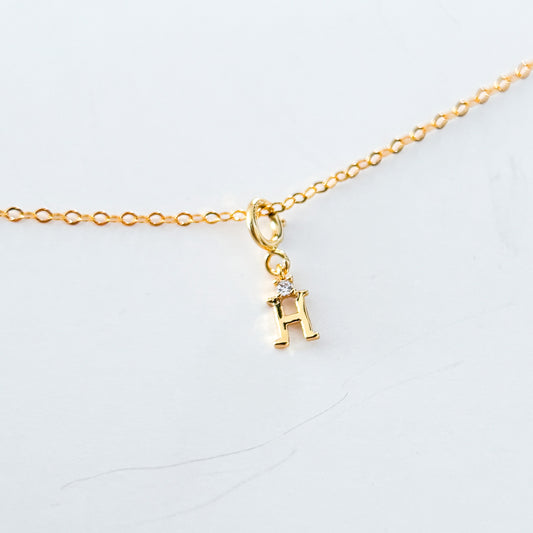 Alphabet Clip-On Charms | Gold Filled