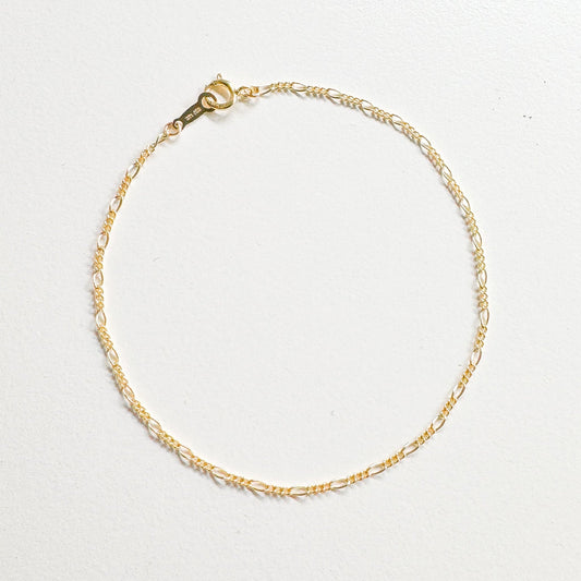 Nova Figaro Bracelet | Gold Filled