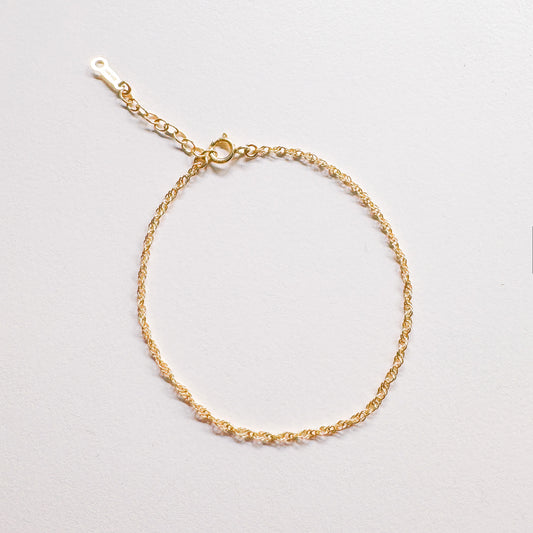 Dainty Chain Bracelet | Gold Filled