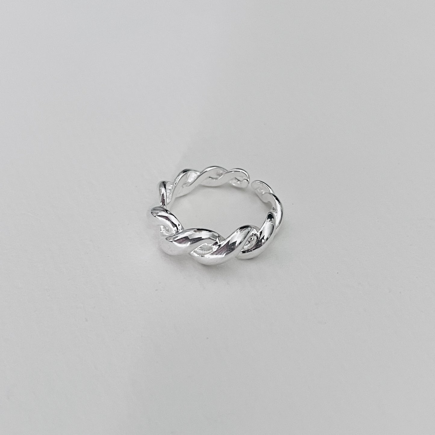 Croissant Adjustable Ring | 925 Silver