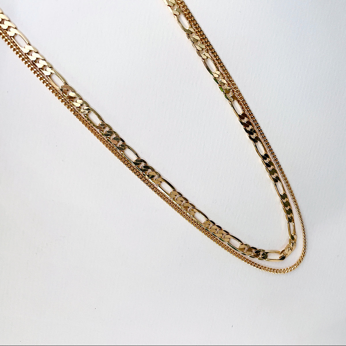 Astrid Multi Chain 18k Gold Plated Necklace