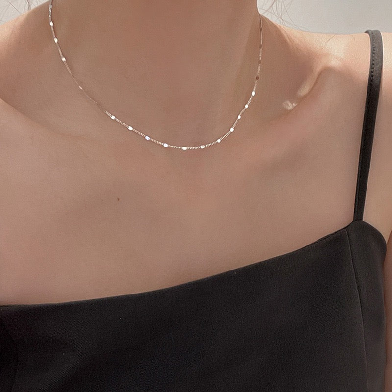 Eyelet Chain Necklace | 925 Silver