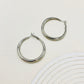 Charlotte Silver Hoops | 925 Silver