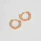 Love Ear Hoops | Rose Gold Plating