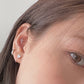 Heart of Gem Ear Huggies | 925 Silver