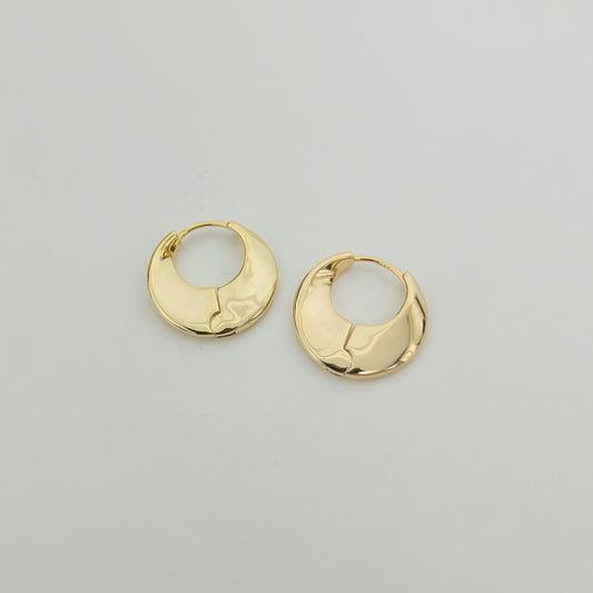 Luna Ear Hoops | 925 Silver / 18k Gold Plating