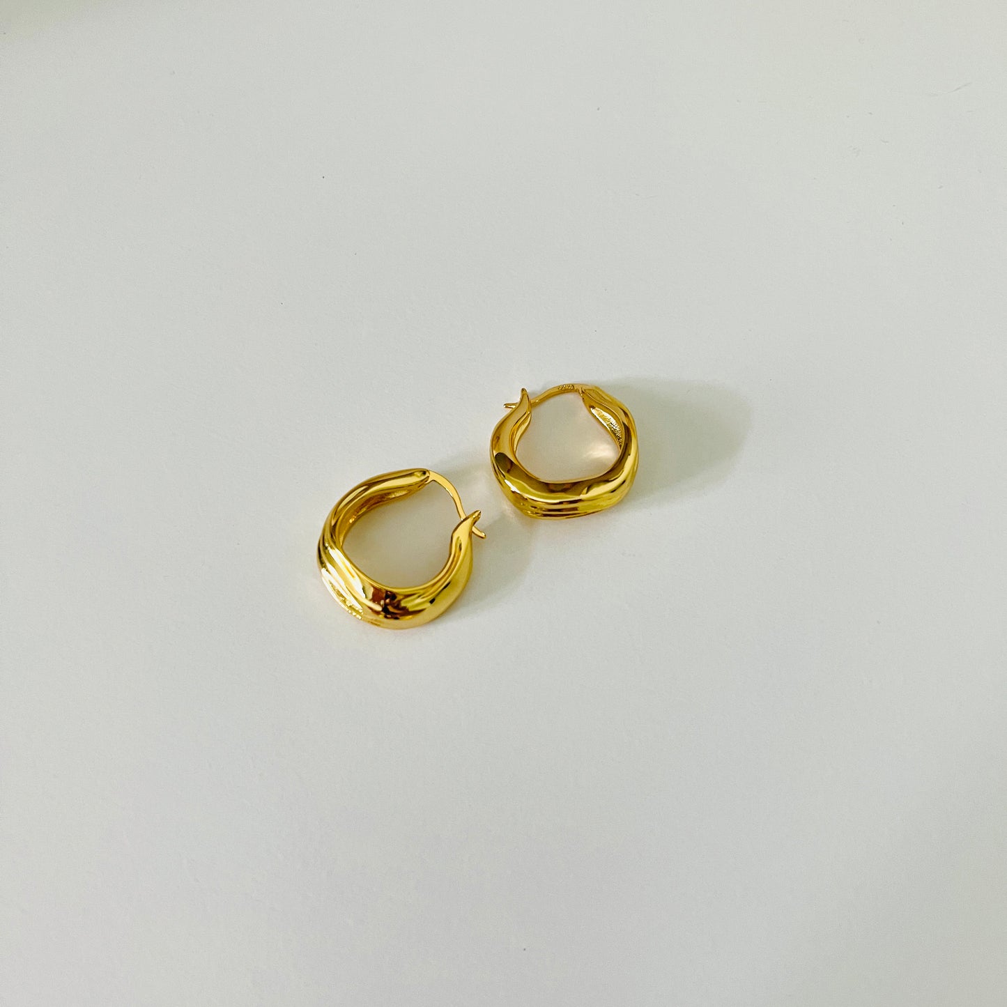 Celine Ear Hoops | 925 Silver / 18k Gold Plating