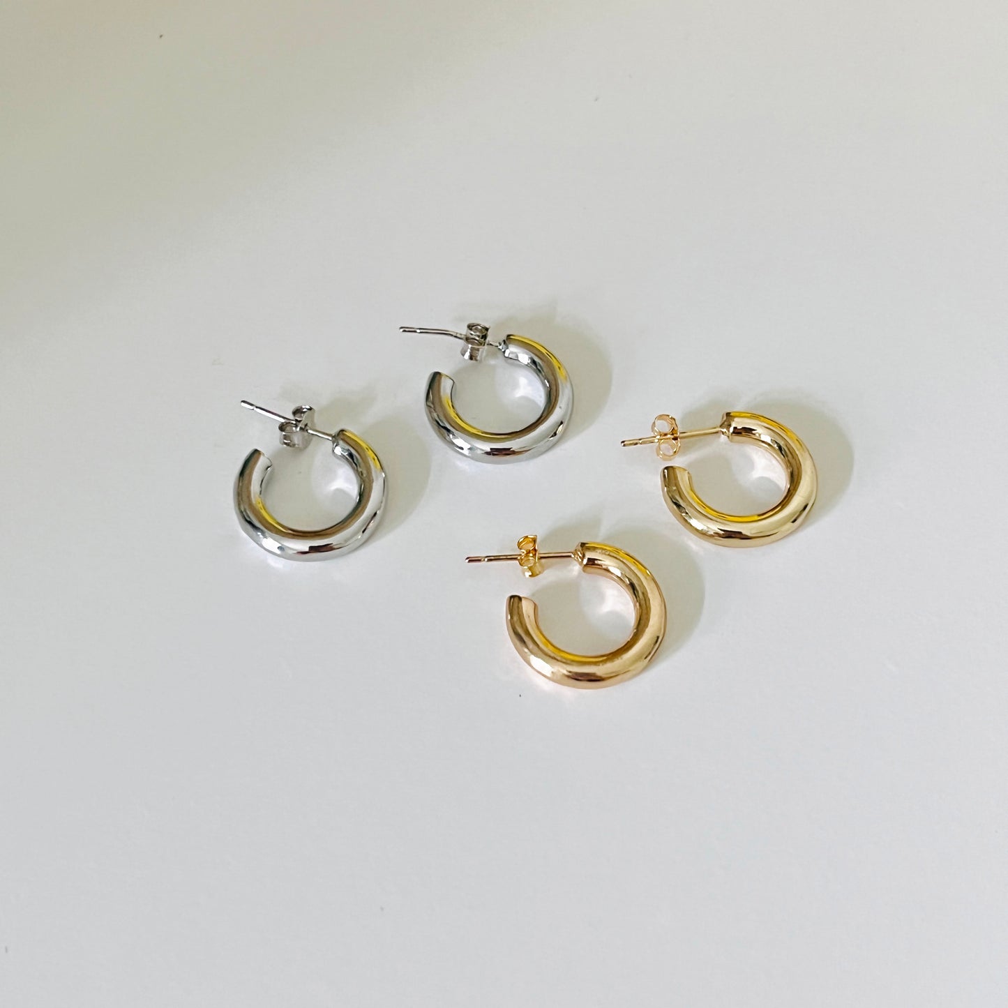 Everyday C-Loops | 925 Silver / 18k Gold Plating