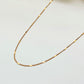 Eyelet Chain Necklace | 18k Gold Plating