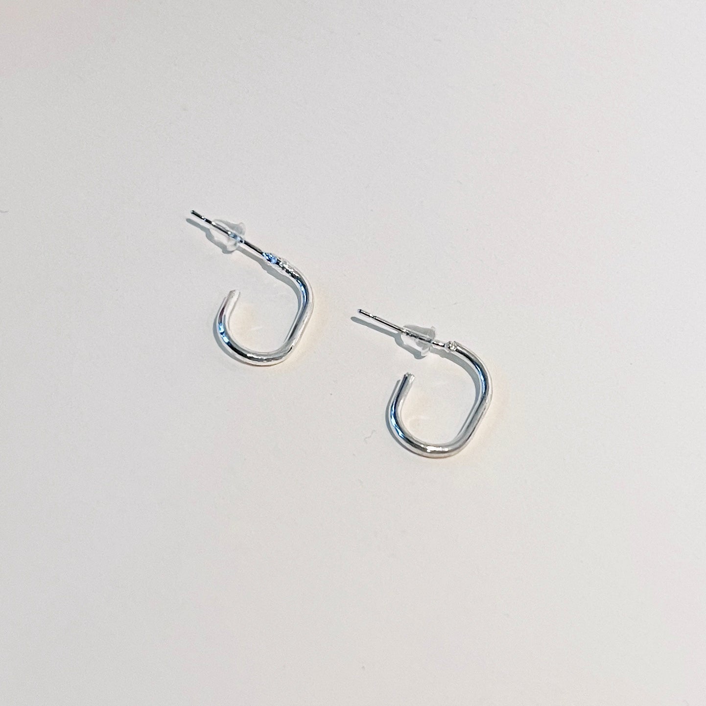 Oblong Ear Loops | 925 Silver