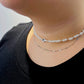 Lovey Beaded Choker Necklace